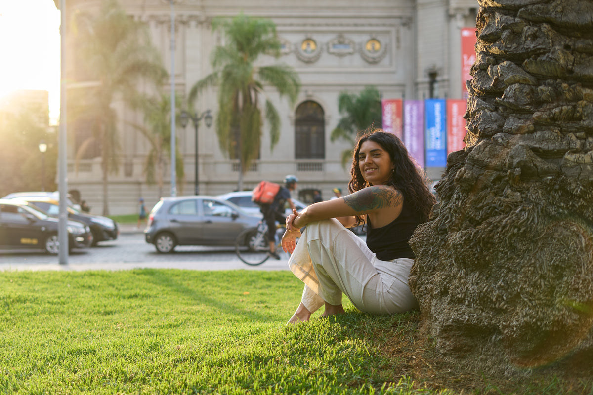 Francisca al aire libre